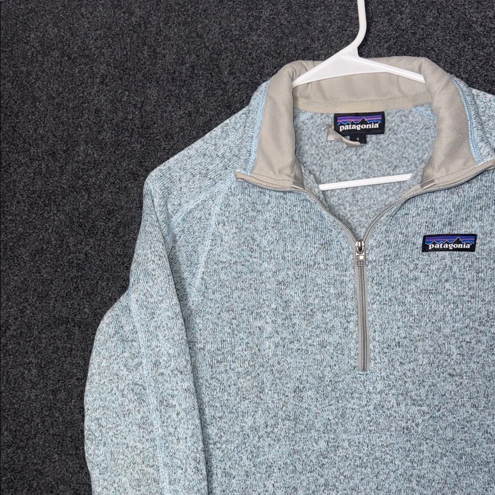 Patagonia Blue-Gray QuarterBetter Sweater -Zip Fleece Small - Picture 7 of 8